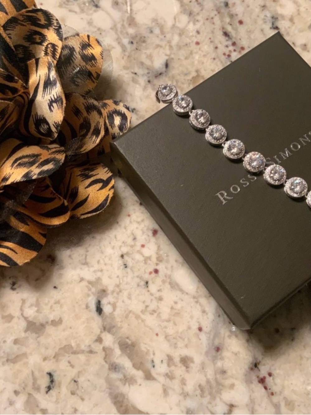 BRAND NEW Ross-Simons Silver 925 Tennis Bracelet with Clear Sparkling  Stones